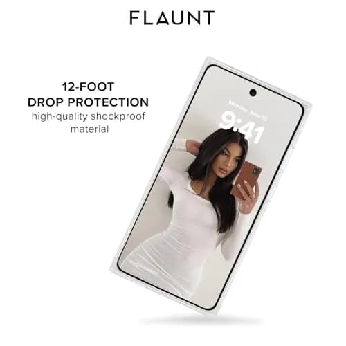 FLAUNT Square Samsung Galaxy S26 Ultra Case - Confetti Tortoise Shell | Shockproof & Magnetic thumbnail 3