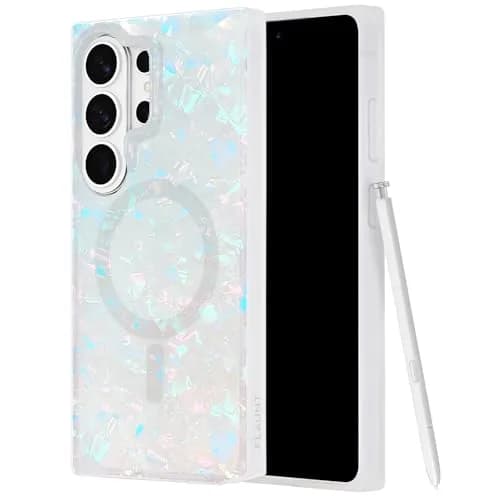 FLAUNT Official Square Samsung Galaxy S26 Ultra Case - Opal Shell | Shockproof & Magnetic thumbnail 1