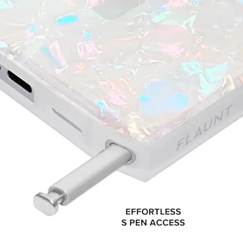 FLAUNT Official Square Samsung Galaxy S26 Ultra Case - Opal Shell | Shockproof & Magnetic thumbnail 5