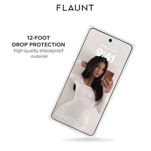 FLAUNT Official Square Samsung Galaxy S26 Ultra Case - Opal Shell | Shockproof & Magnetic thumbnail 3
