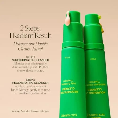 Tata Harper Nourishing Oil Cleanser & Makeup Remover with Vitamin E | Hydrates & Supports Skin Barrier thumbnail 8