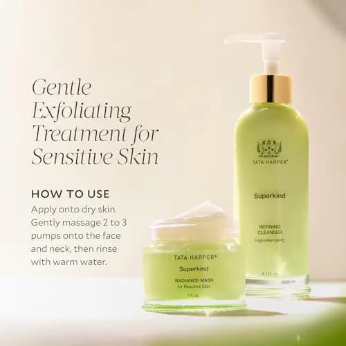 Tata Harper Superkind Refining Cleanser 30ml | Gentle Exfoliating for Sensitive Skin thumbnail 4