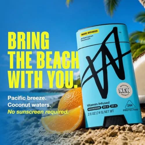 W By Jake Paul Men's Antiperspirant 2.6 oz | 24 Hour Sweat & Odor Protection, Vitamin-Infused Formula thumbnail 5