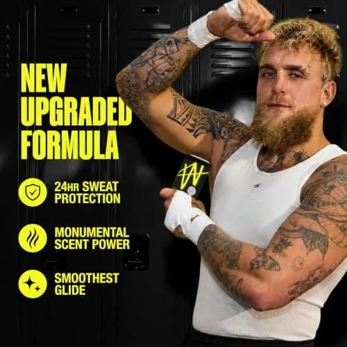 W By Jake Paul Men's Antiperspirant 2.6 oz | 24-Hour Sweat & Odor Protection, Vitamin-Infused Formula thumbnail 2