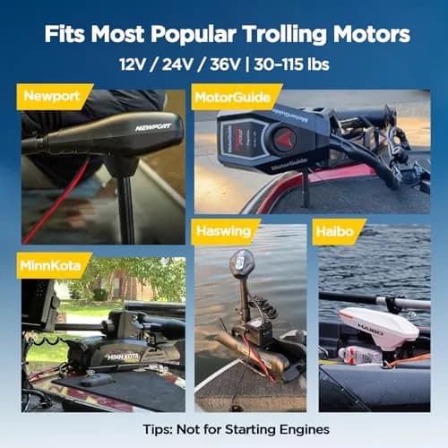 GOKWH 12V 100Ah LiFePO4 Marine Battery with Bluetooth APP | Deep Cycle Trolling Motor Power thumbnail 8