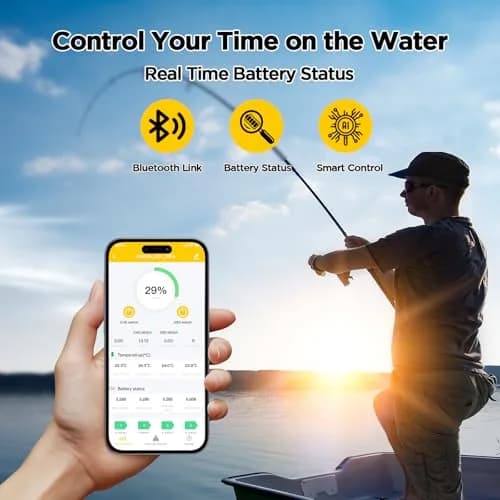 GOKWH 12V 100Ah LiFePO4 Marine Battery with Bluetooth APP | Deep Cycle Trolling Motor Power thumbnail 2
