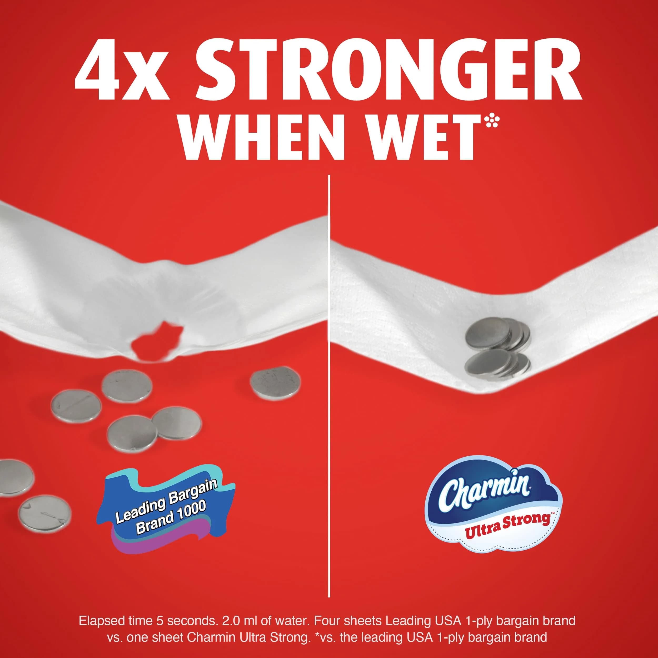 Charmin Ultra Strong Toilet Paper Mega XL, 12 Rolls - 3-Ply Strength for India Homes - view 4