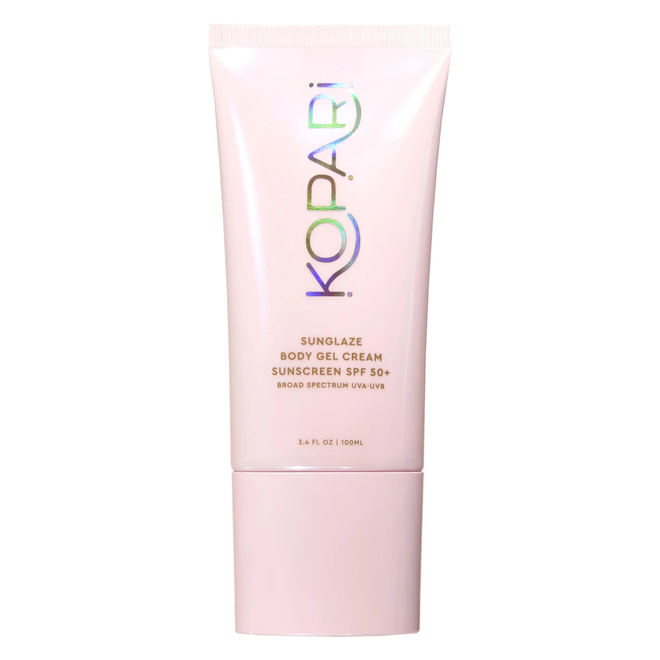 Kopari Golden Sunglaze Sheer Body Mist Sunscreen SPF 50 in Pink | 4.7 oz Hydrating Mist for a Glowy Finish - main product image