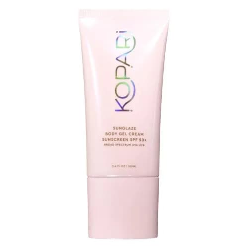 Kopari Sunglaze Body Gel Cream Sunscreen SPF 50+ 100ml (3.4 Fl Oz) | Broad-Spectrum Protection with Hyaluronic Acid & Coconut Oil thumbnail 1