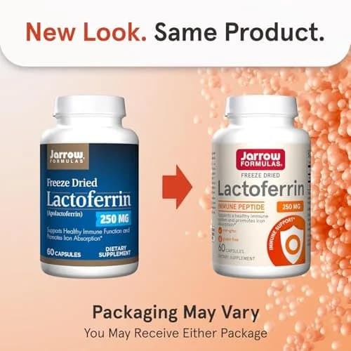 Jarrow Formulas Lactoferrin Immune Support 250 mg Capsules | 120 Count (Pack of 2) thumbnail 2