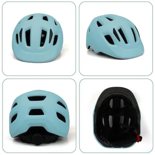 XJD Toddler Helmet - Grayish Blue, Small (52-56 cm) - Multi-Sport Adjustable Bike & Skateboard Helmet for Infants & Kids thumbnail 4