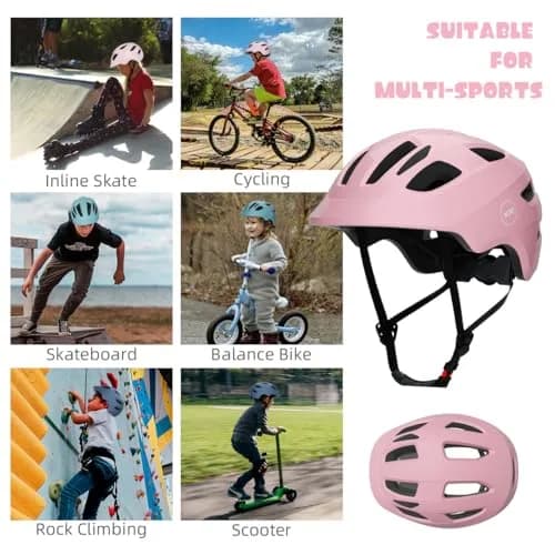 XJD XX-Small Light Pink Toddler Multi-Sport Bike Helmet for Babies (44-48 cm) thumbnail 3