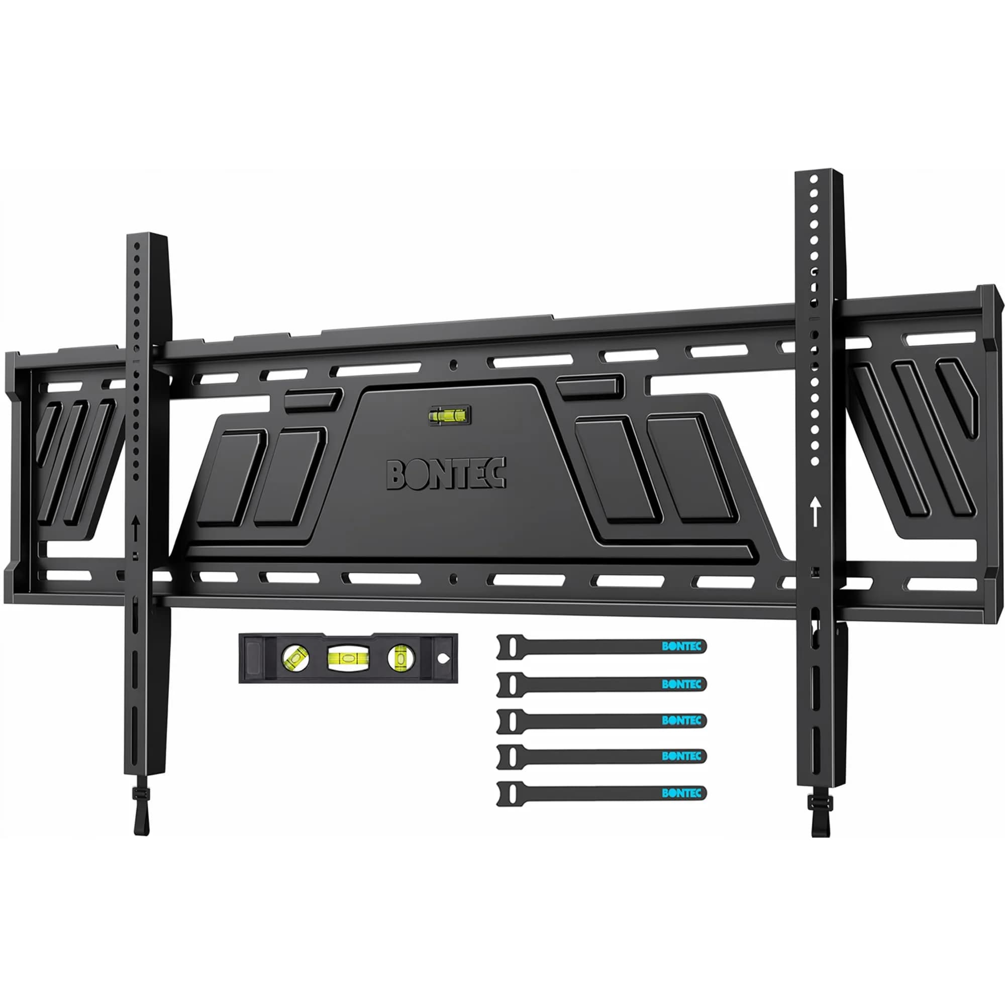 BONTEC Heavy Duty Fixed TV Wall Mount 43-100 Inch TVs, 220 lbs Capacity, VESA 800x600mm | Secure One-Piece Steel Bracket for Large Screens - main product image