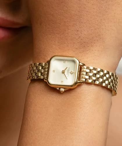 Olivia Burton Grosvenor Mini 20mm Women’s Quartz Watch | Classic Sunray Dial & Gold Bracelet thumbnail 2