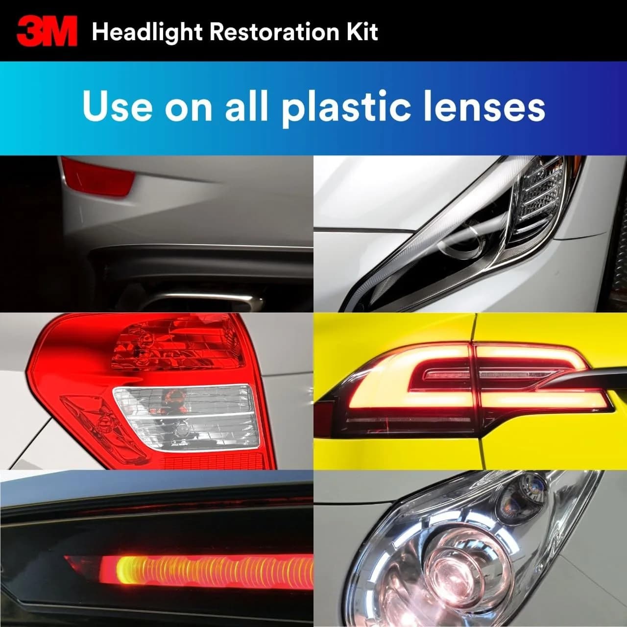 3M Ultra Headlight Restoration Kit 39195, 2 Kits | Restores Cloudy Yellowed Plastic Lenses - view 5