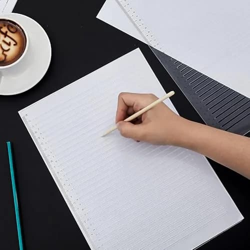 Fainne 2-Pack Plastic Straight Line Stencil Template | 8mm Line Space thumbnail 5