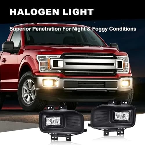 MOTUX Fog Lights Driving Lamps Fit Ford F150 2018-2020 Pair | Impact-Resistant, Easy Install, Bright Illumination thumbnail 5