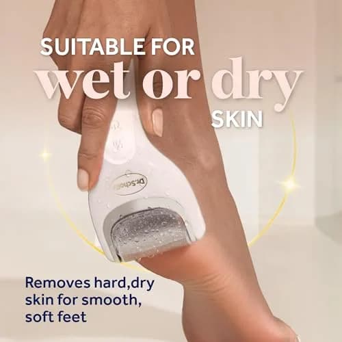 Dr. Scholl's Pedi Perfect Luxe Electric Foot File & Cream Kit | 200ml (6.76 Fl Oz) | Waterproof & Rechargeable thumbnail 9