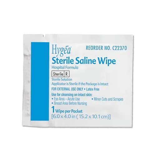 PDI Sterile Saline Wipes | 576 Count, Individually Wrapped for Eye & Skin Care, Newborns & Piercing | Case Pack (24 Boxes) thumbnail 4