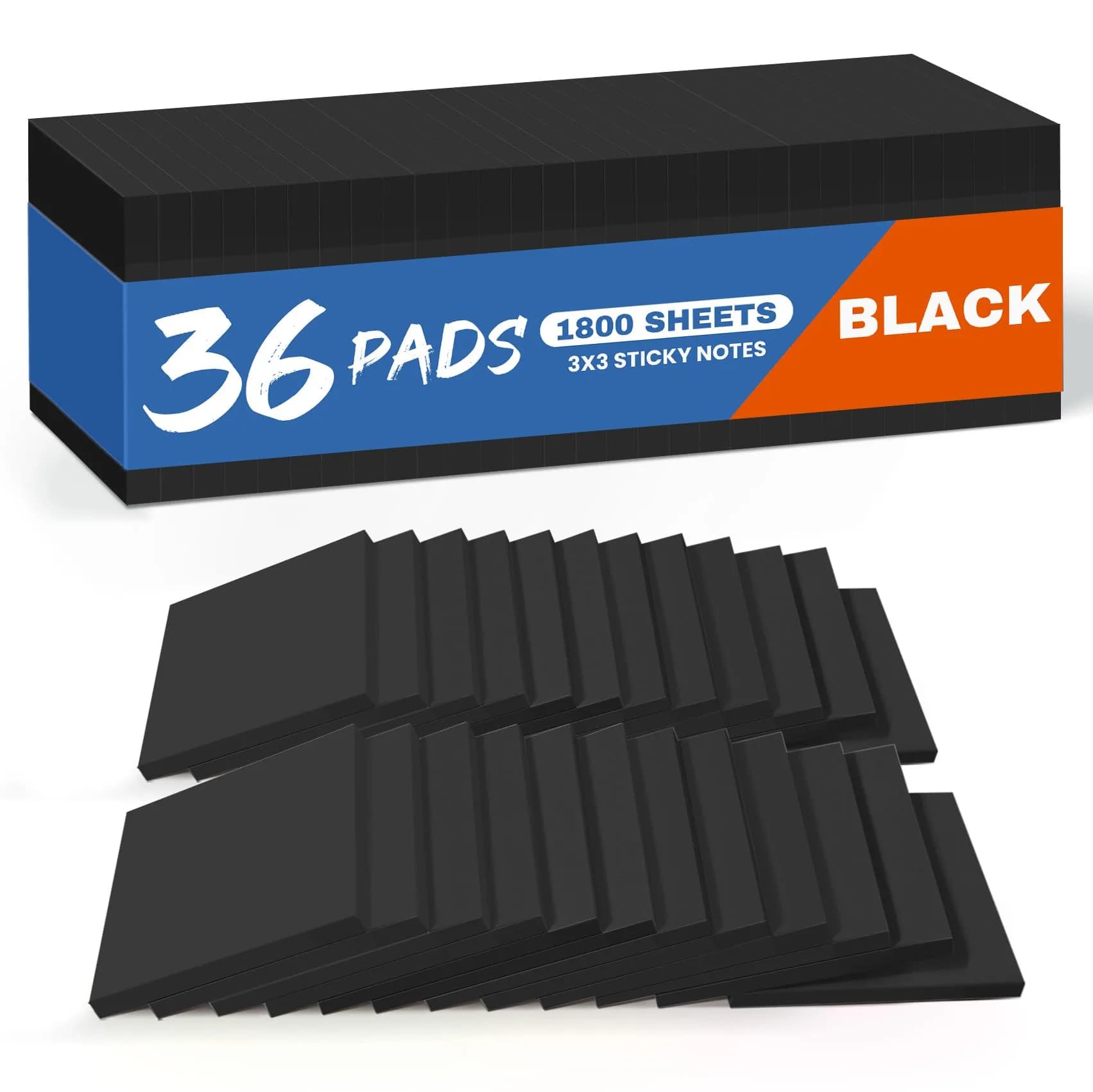 Taja 3x3 Inch Self-Stick Note Pads | Bulk Pack Value for Office & Study Organization - main product image