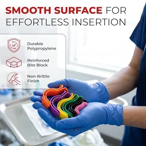 Berman Oral Airway Emergency Kit 2-Pack | Color Coded Disposable Polypropylene Airways for First Aid, EMT, Paramedic, CPR thumbnail 5