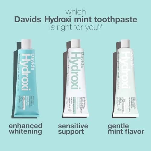 Davids Nano Hydroxyapatite Toothpaste Whitening Enamel Health Spearmint 4oz (113g) | EWG Verified Natural Formula thumbnail 4
