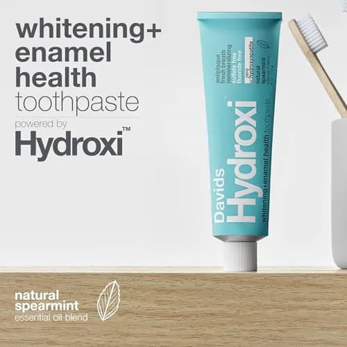 Davids Nano Hydroxyapatite Toothpaste Whitening Enamel Health Spearmint 4oz (113g) | EWG Verified Natural Formula thumbnail 5