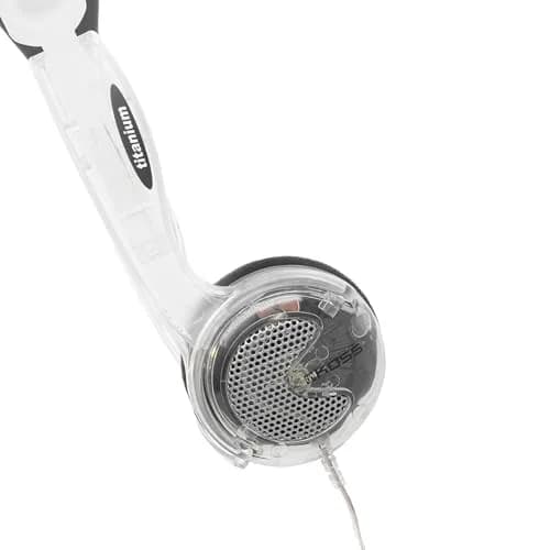 Koss KTXPro1 Clear Retro Style On-Ear Headphones | 15-25,000 Hz Frequency Response thumbnail 4