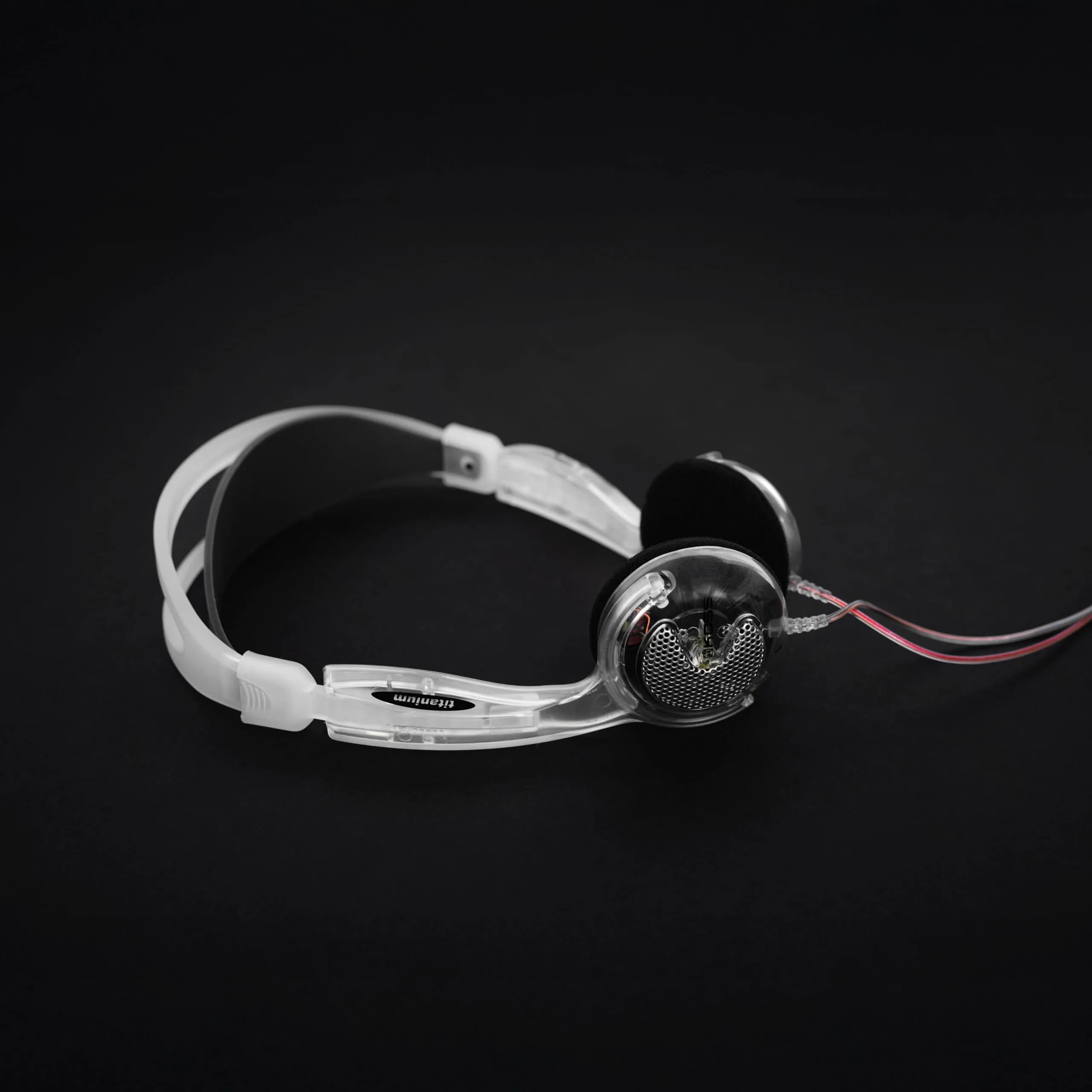Koss KTXPro1 Clear Retro Style On-Ear Headphones | 15-25,000 Hz Frequency Response - view 5