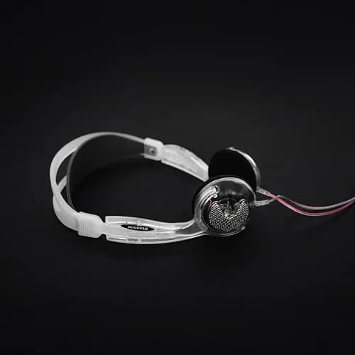 Koss KTXPro1 Clear Retro Style On-Ear Headphones | 15-25,000 Hz Frequency Response thumbnail 5