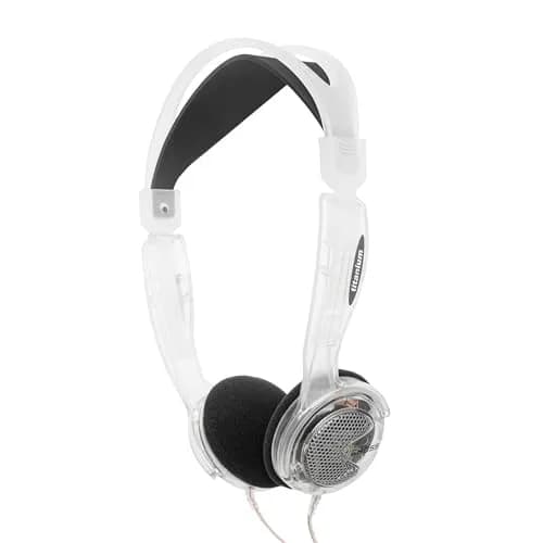 Koss KTXPro1 Clear Retro Style On-Ear Headphones | 15-25,000 Hz Frequency Response thumbnail 1