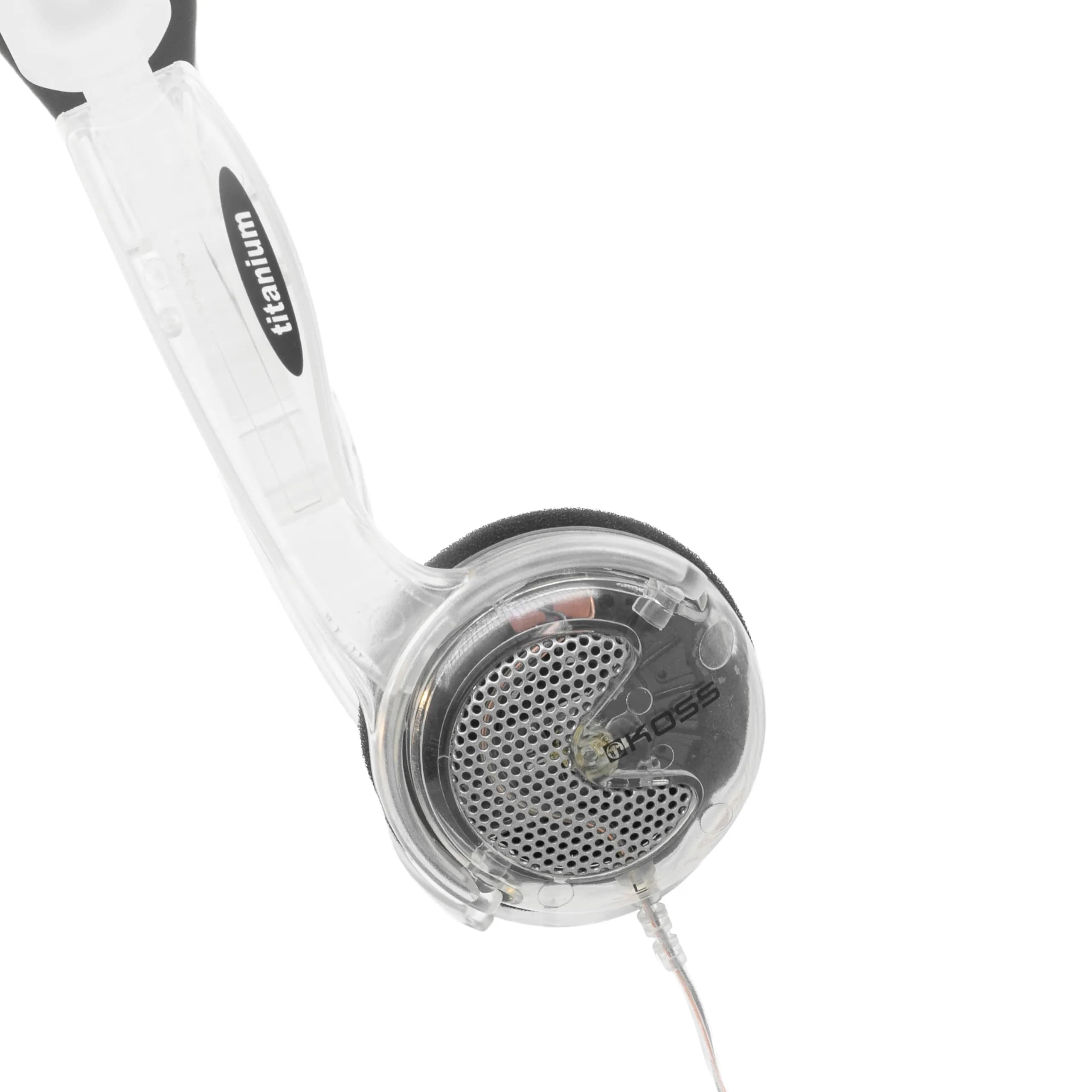 Koss KTXPro1 Clear Retro Style On-Ear Headphones | 15-25,000 Hz Frequency Response - view 4