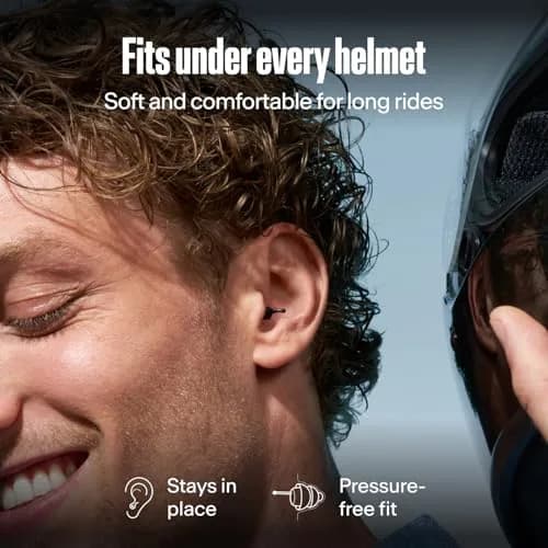 Alpine MotoSafe Tour Motorcycle Ear Plugs 17 dB SNR | Wind Noise Reduction for Tours thumbnail 4
