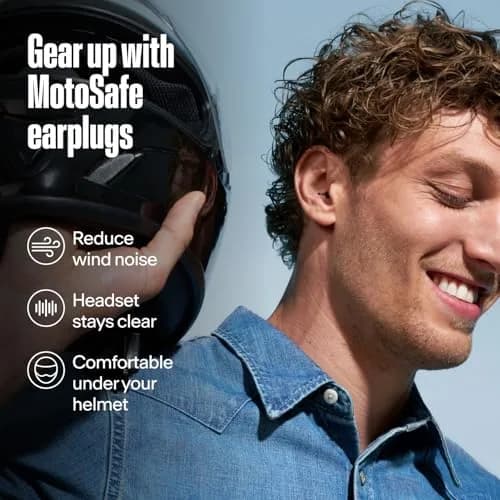 Alpine MotoSafe Tour Motorcycle Ear Plugs 17 dB SNR | Wind Noise Reduction for Tours thumbnail 2