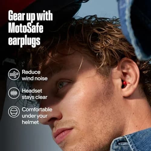 Alpine MotoSafe Duo Motorcycle Ear Plugs for Wind Noise Reduction | 2 Pairs (20dB SNR) thumbnail 2