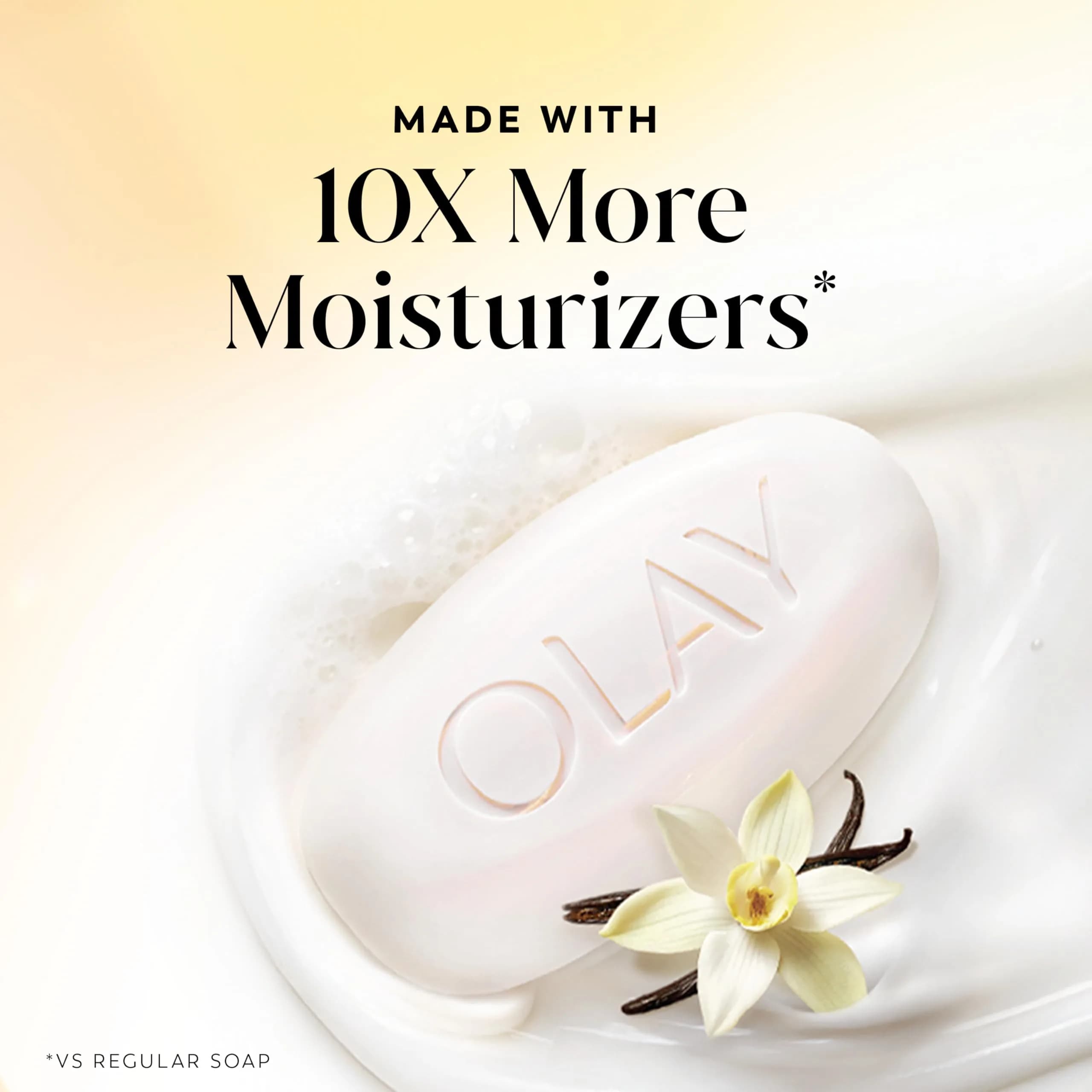 Olay Ultra Moisture Body Wash & Vanilla Crème Beauty Bar Bundle | 650ml (22 fl oz) + 210g (7.5 oz total) - view 5