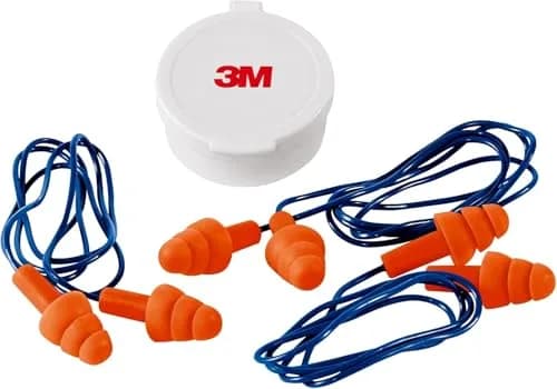 3M Corded Reusable Earplugs 3 Pair (Pack of 3) | NRR 25 dB Noise Reduction thumbnail 6