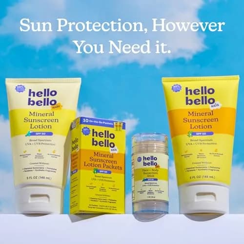 Hello Bello Baby Mineral Sunscreen Lotion SPF 50, 89ml (3 fl oz) | Broad Spectrum UVA/UVB Protection thumbnail 9