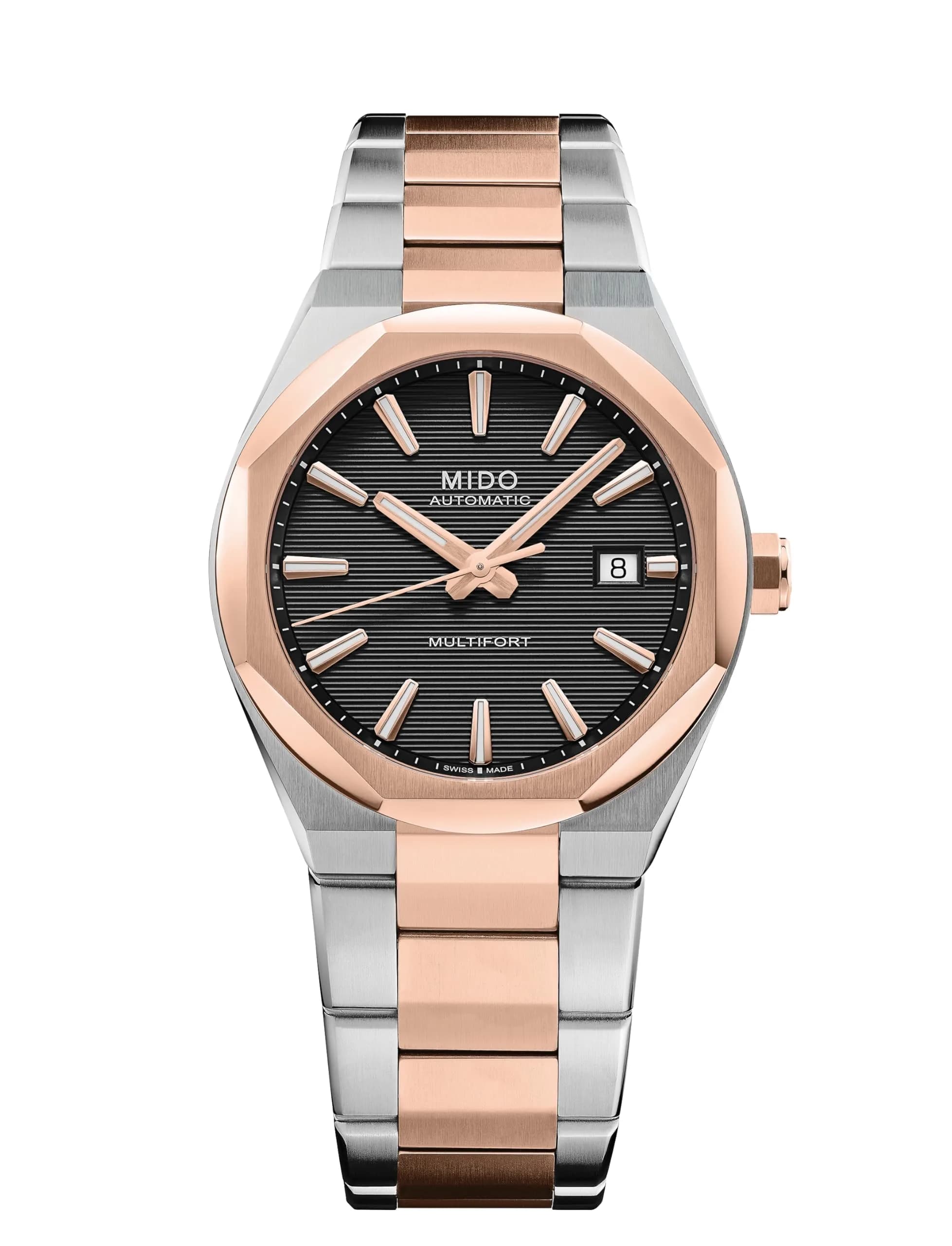 MIDO Multifort 8 One Crown Swiss Automatic Watch 40mm | Elegant & Robust for Men thumbnail 1