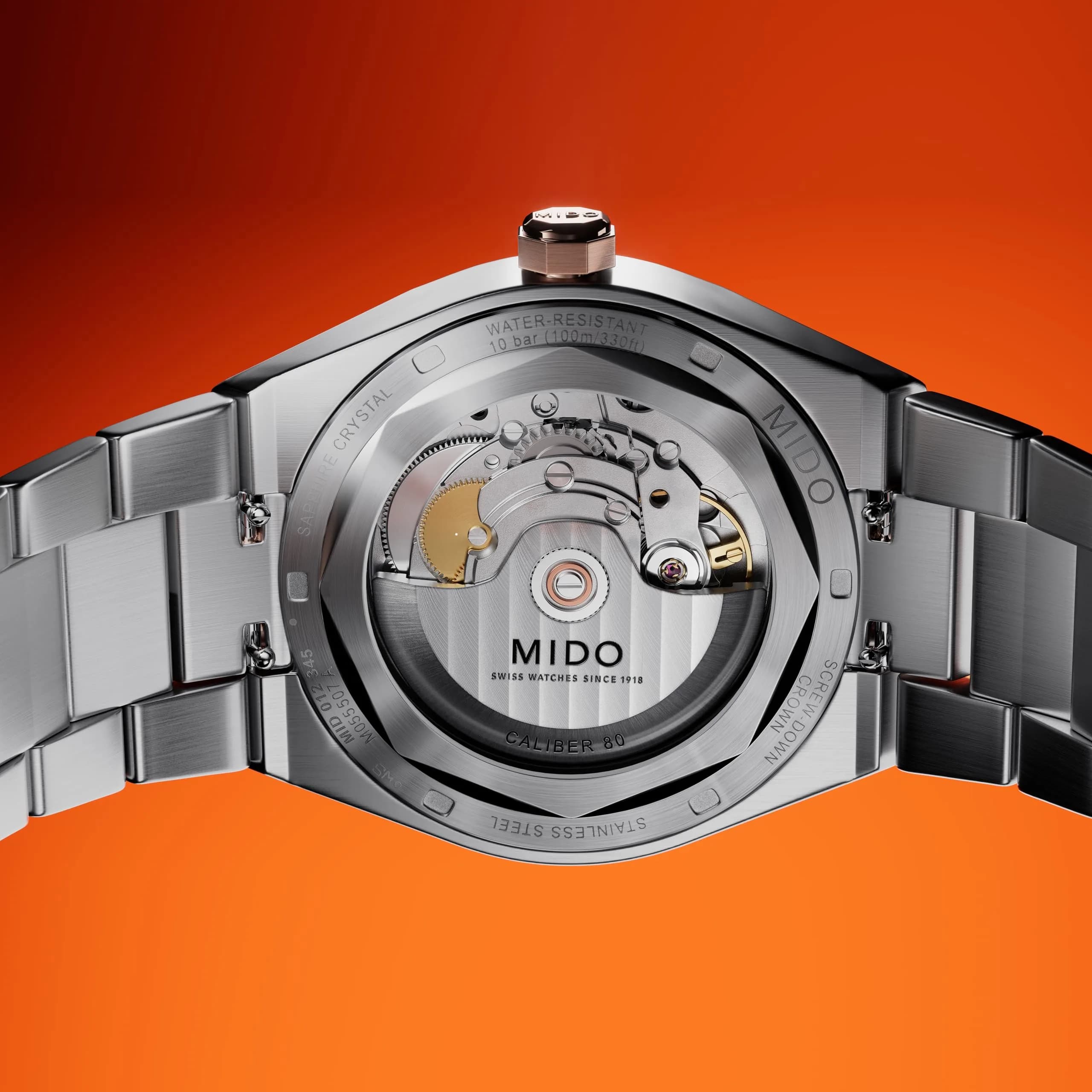 MIDO Multifort 8 One Crown Swiss Automatic Watch 40mm | Elegant & Robust for Men thumbnail 5