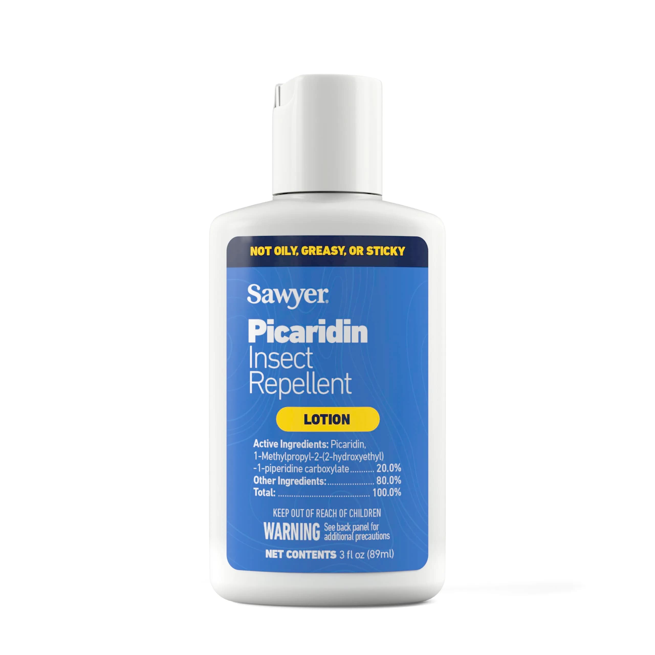 Sawyer Products Picaridin Insect Repellent Lotion 3 Fl Oz (89ml) | USA-Sourced Protection Against Ticks & Mosquitoes - main product image
