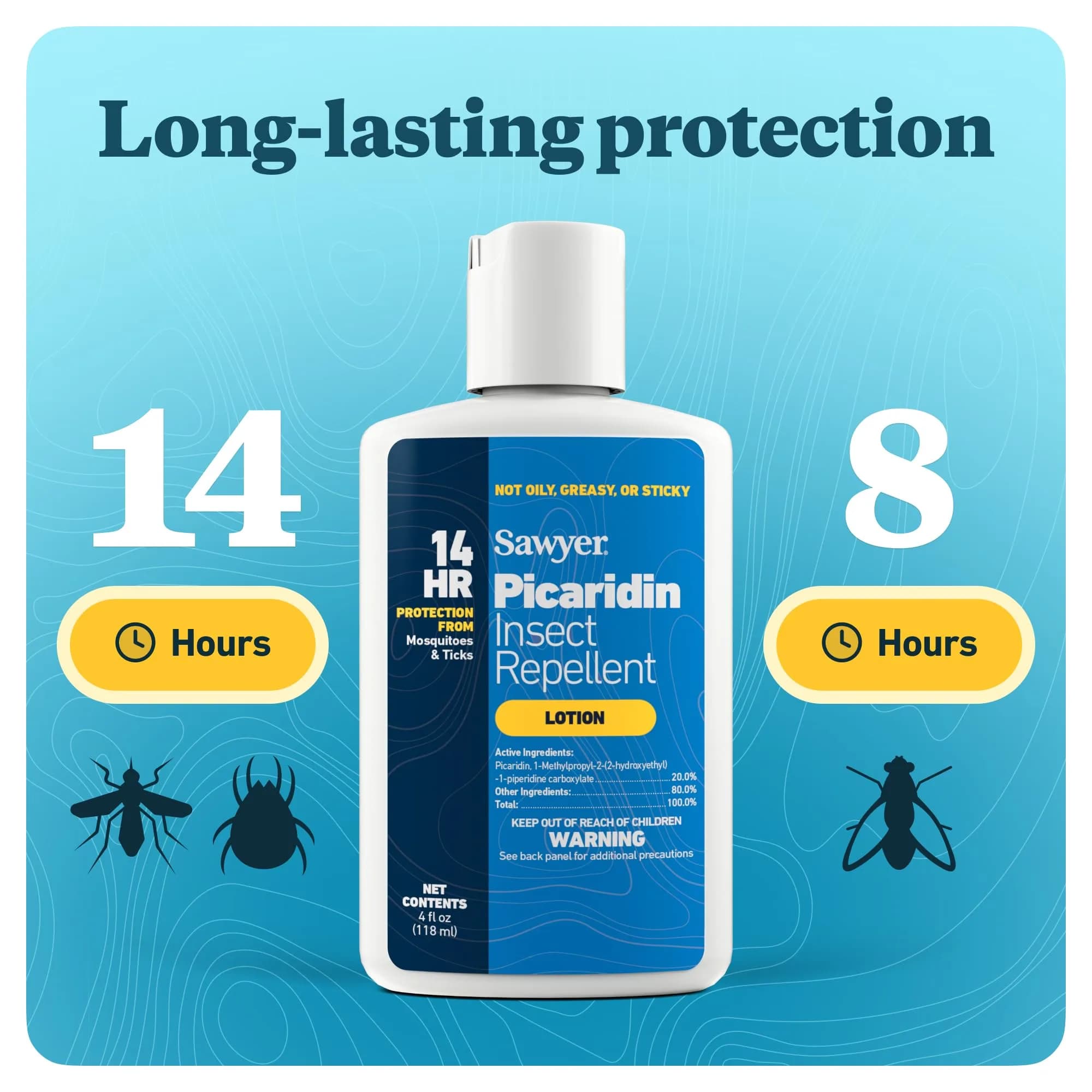 Sawyer Products Picaridin Insect Repellent Lotion 3 Fl Oz (89ml) | USA-Sourced Protection Against Ticks & Mosquitoes - view 4