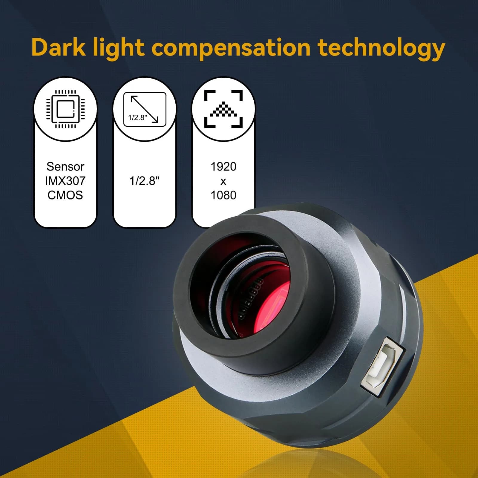 SVBONY SV105 Telescope Camera with UHC Filter | USB 2.0 IMX307 CMOS Color Astrophotography Camera for Beginners - view 2