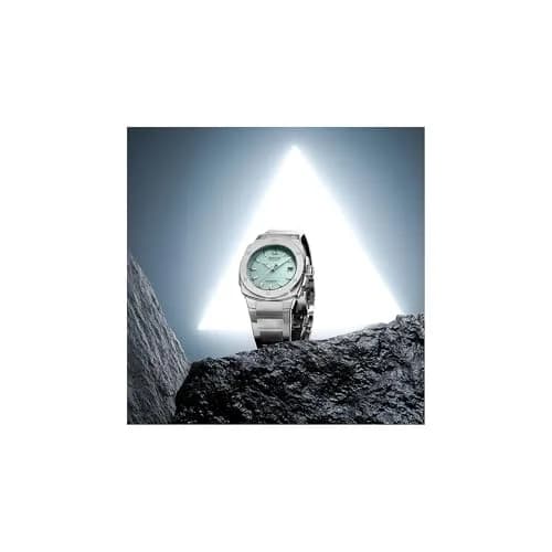 Alpina Solar Powered Watch 37.5mm Silver-Tone Stainless Steel Case with Teal Dial | Unisex Solar Quartz thumbnail 4