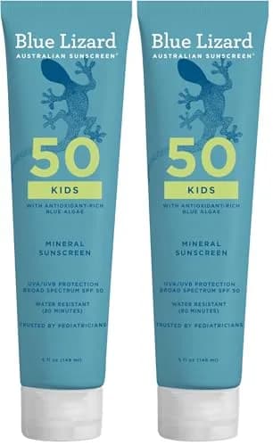 Blue Lizard Kids Mineral SPF 50 Sunscreen Lotion 10 fl oz (295ml) | Protects 98% UVB Rays thumbnail 1