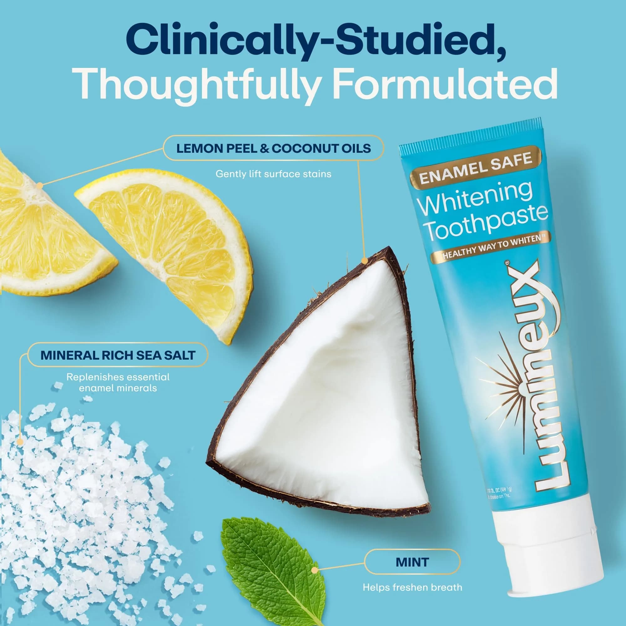 Lumineux Teeth Whitening Strips Enamel Safe Formula (863825) | Dentist-Formulated Stain Removal - view 8