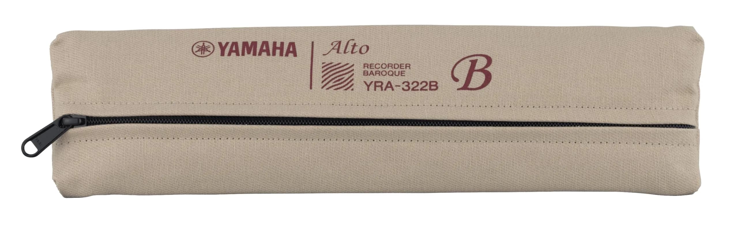 Yamaha YRA-322B Alto Recorder in F, Baroque Fingering, Double Holes, Simulated Rosewood Finish (1 Piece) - view 2