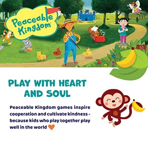 Peaceable Kingdom Monkey Around First Game for Toddlers Interactive Play with Parent Ages 2+ | ASTM-Tested Educational Board Game thumbnail 8