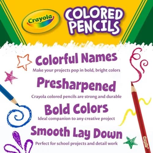 Crayola Colored Pencils (36ct, 432 Count) | Assorted Colors for Kids & Adults thumbnail 4