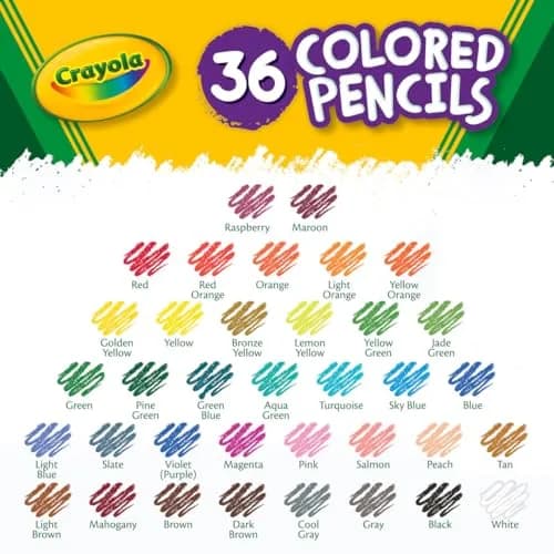 Crayola Colored Pencils (36ct, 432 Count) | Assorted Colors for Kids & Adults thumbnail 3